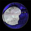 Small Stained Glass Moon Window