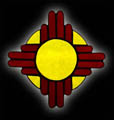Stained Glass New Mexico Sun Suncatcher