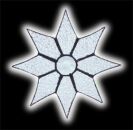 Stained Glass Sparkle Star Suncatcher