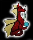 Stained Glass Baby Dragon Suncatcher