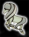 Stained Glass Pony Suncatcher